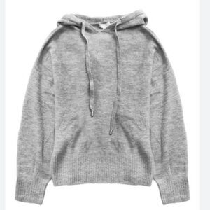 H&M Cozy Gray Hooded Sweater